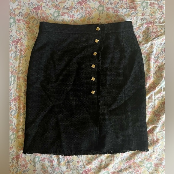 H&M Black Bouclé Skirt - Picture 2 of 2
